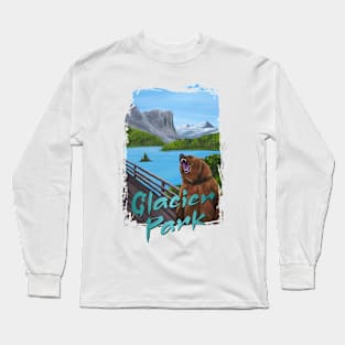 Glacier Scream Long Sleeve T-Shirt